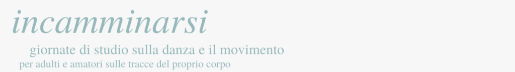 copertina incamminarsi